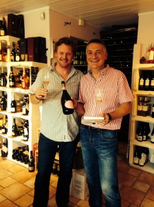 Dermot Sugrue with Pascale Rossignol,